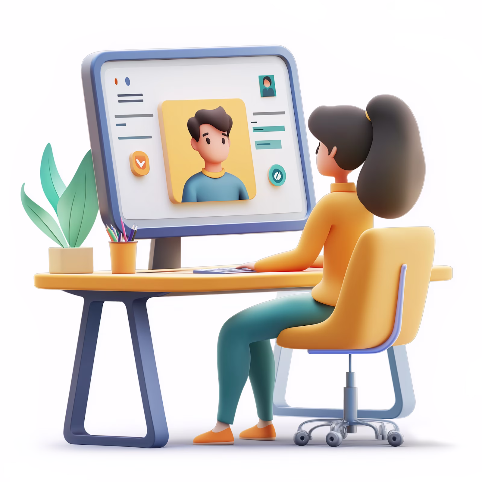 Recruiter reviewing engineering candidates in AtinoHire